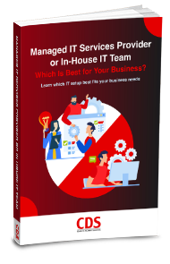 Book cover - Managed IT Services Provider or In-House IT Team